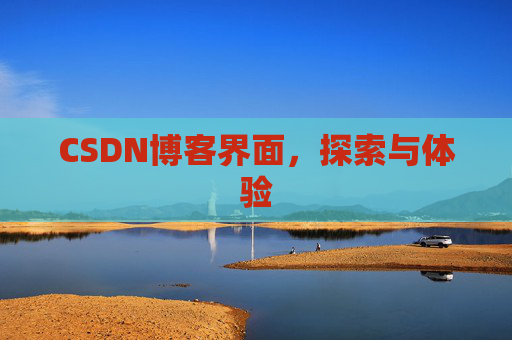 CSDN博客界面，探索与体验